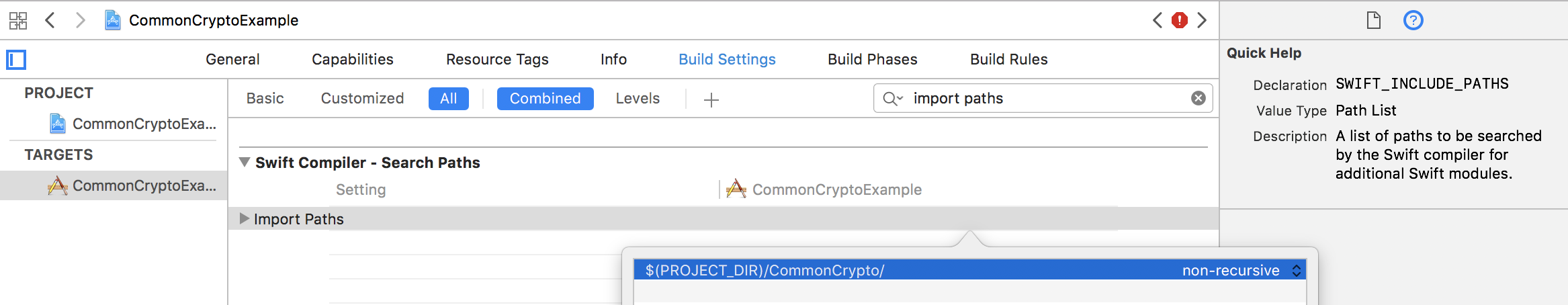 CommonCryptoImportPaths