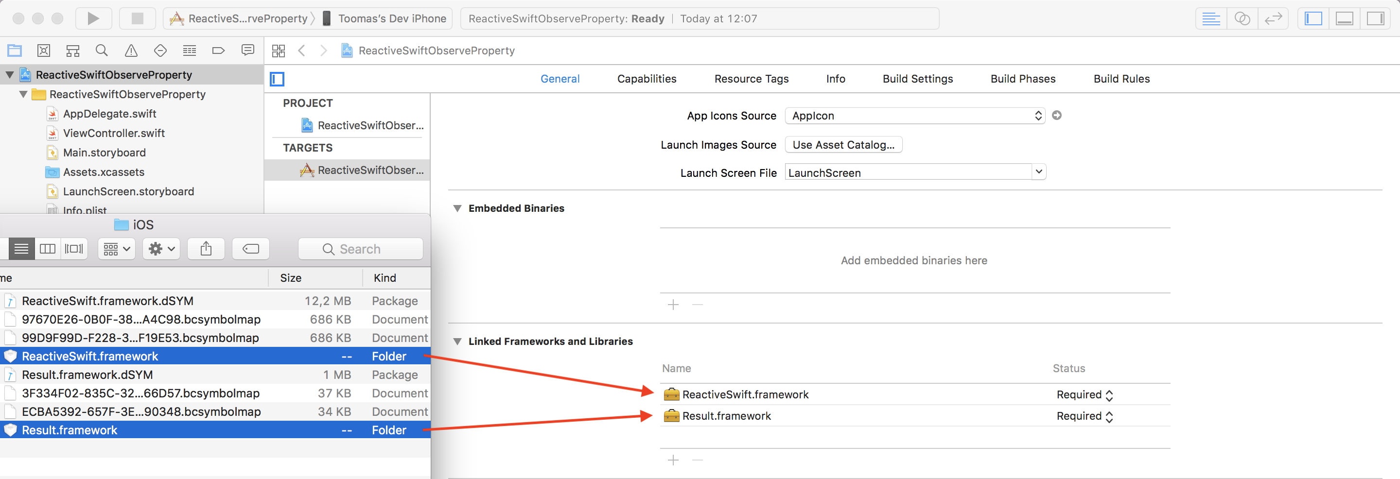 ReactiveSwiftXcodeCopyFrameworks