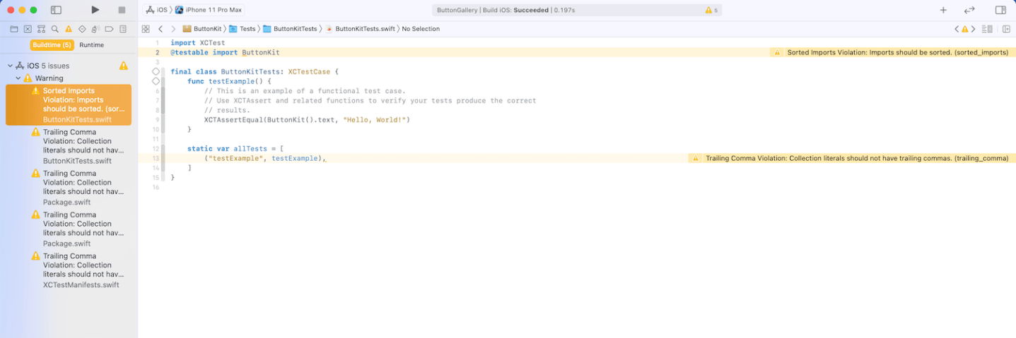 Adding SwiftLint to a project in Xcode – Augmented Code