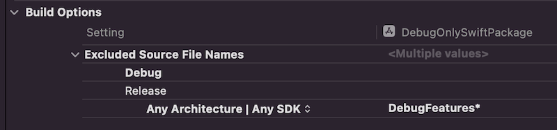 Linking a Swift package only in debug builds – Augmented Code