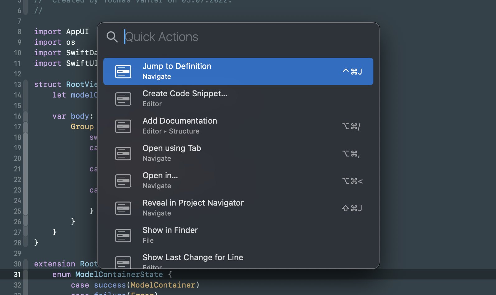 6. Lợi ích của việc sử dụng Xcode Quick Actions trong lập trình